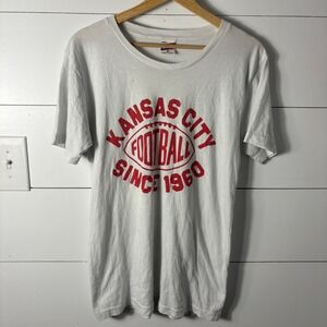Kansas City Chiefs Football T Shirt Since 1960 Arrowhead‎ Collection made in USA